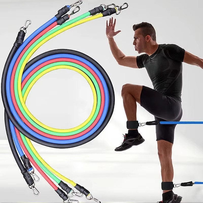 Premium 11pc Resistance Band Kit with Carry Case
