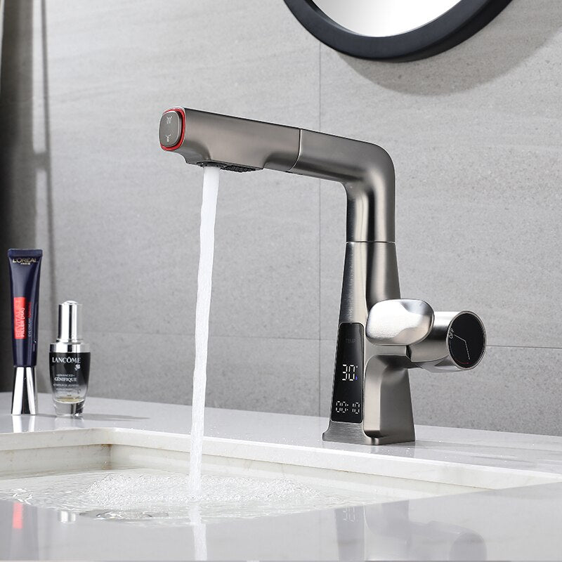 Smart Automatic Faucet with LED Temperature Control