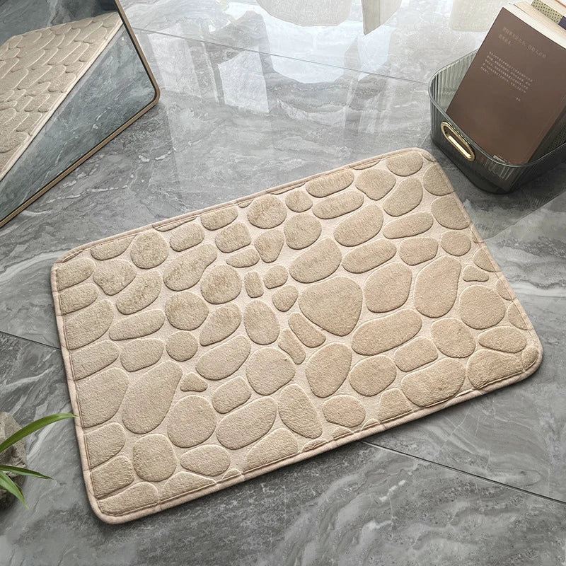 Non Slip Bath Mat with Cushioned Foam Top