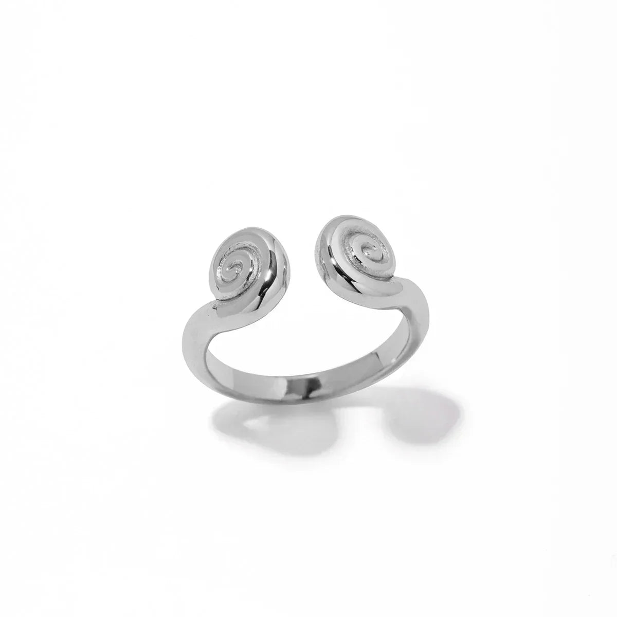 Comfortable Adjustable Silver Tone Ring