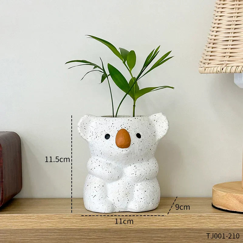 Small Animal Shaped Succulent Planter Pot - Luxicro