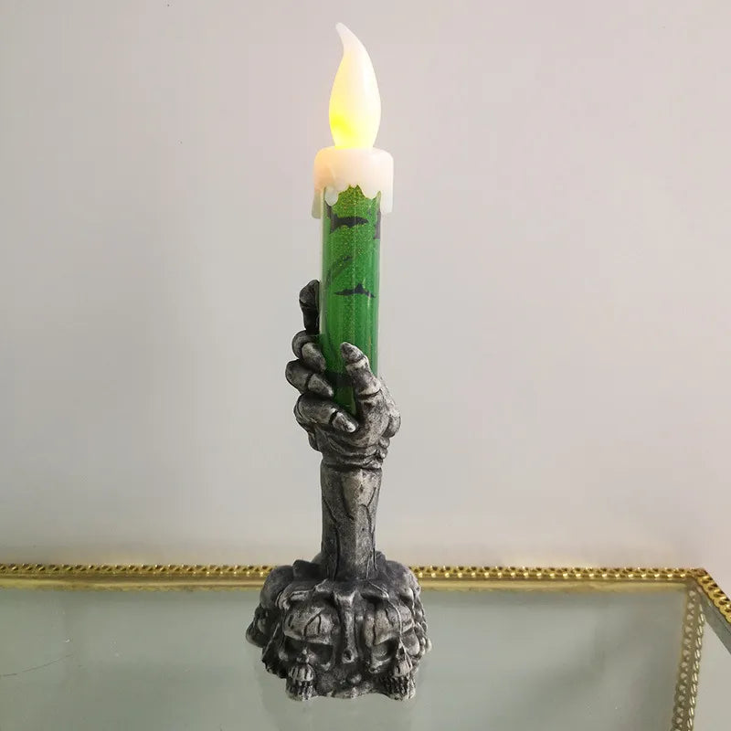 Creepy Halloween Tea Light Lamp