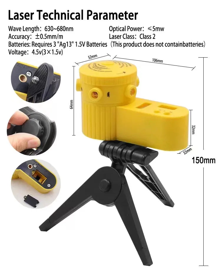Accurate DIY Laser Level Measuring Tool