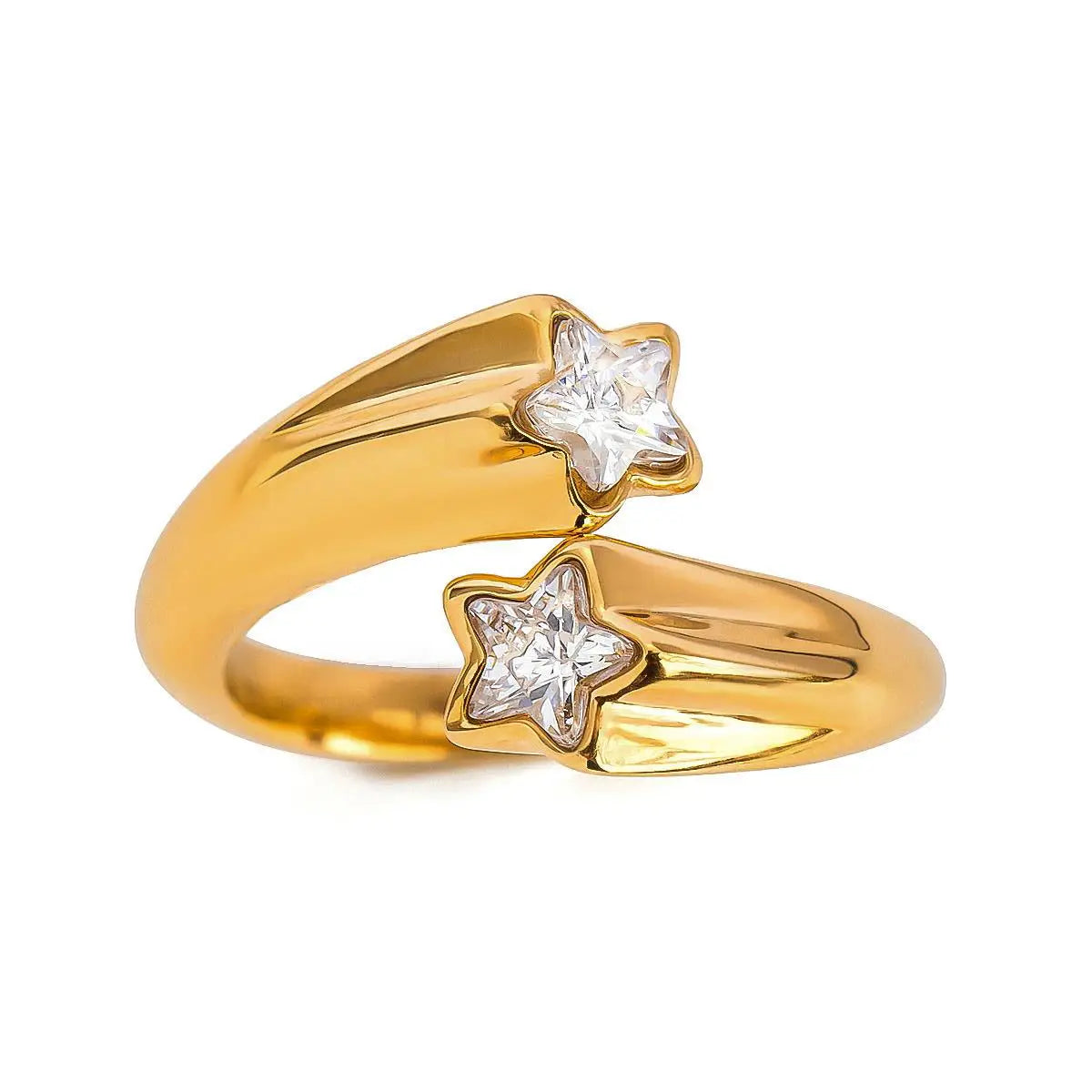 Shiny Silver Sparkle Band Ring