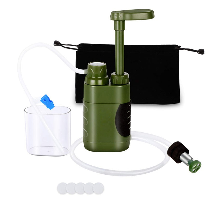 Compact Outdoor Water Filter Camping Kit
