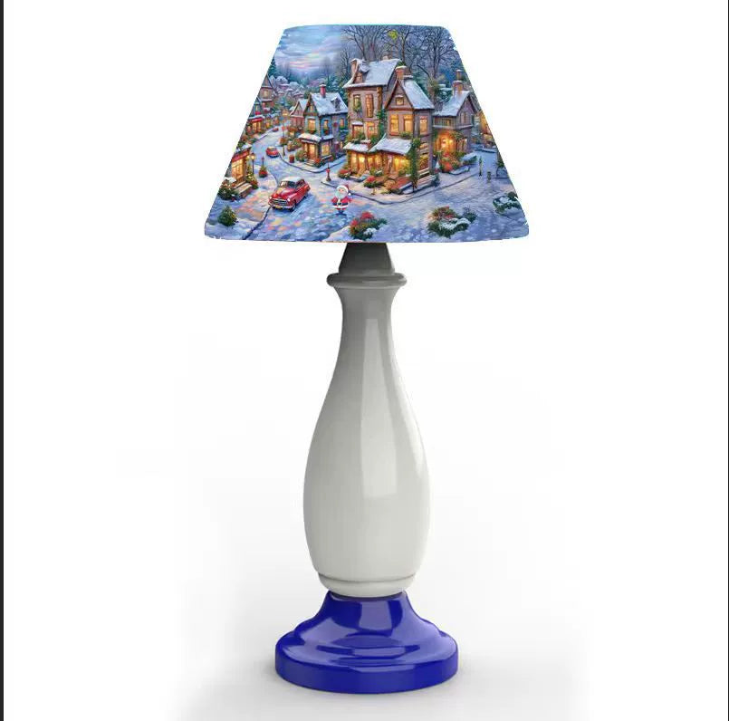 Contemporary Bedside Table Lamp with Dimmer Switch