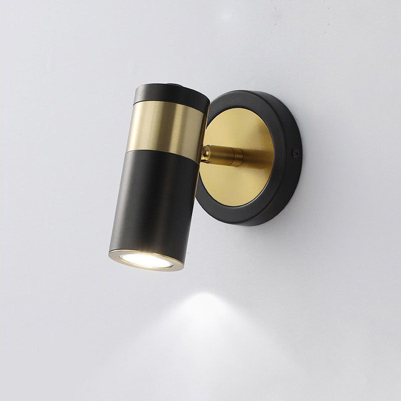 Simple Metal Wall Light – Contemporary 1-Light Reading Lamp