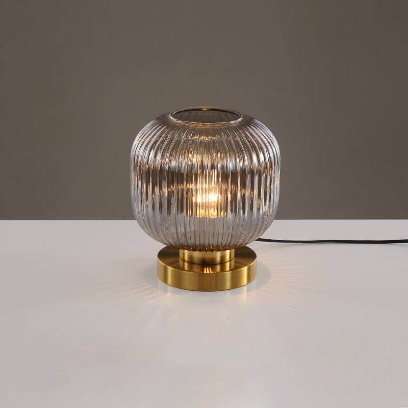 Stylish Glass Pendant 1-Light Table Lamp
