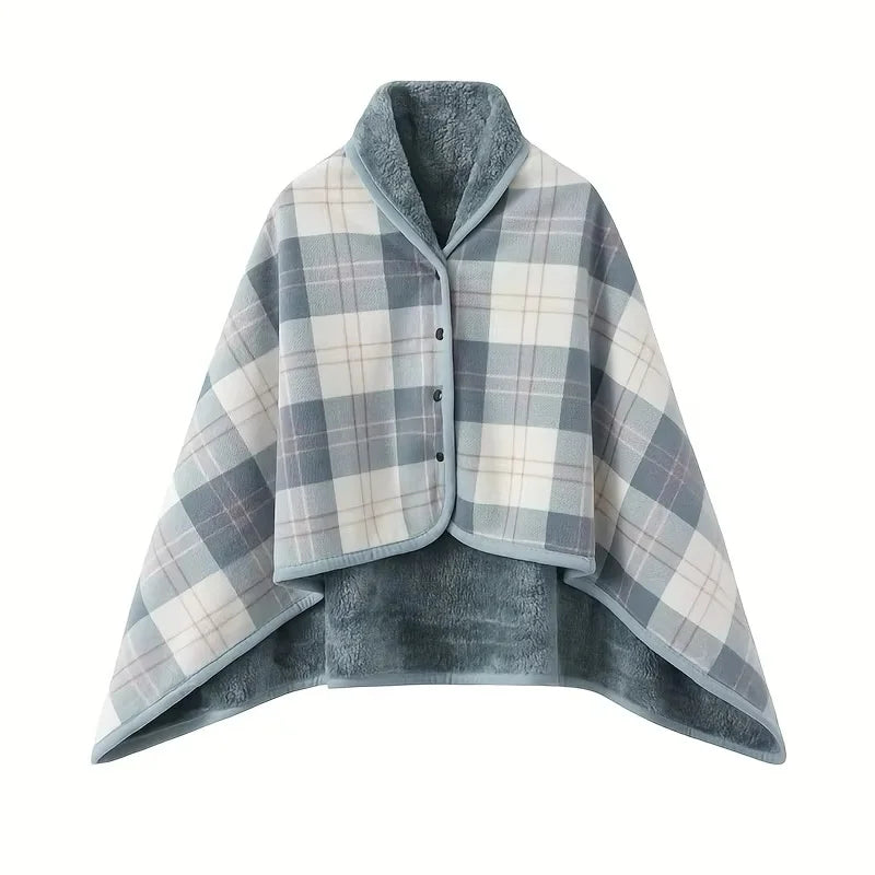 Cozy Fleece Wrap Shawl Blanket