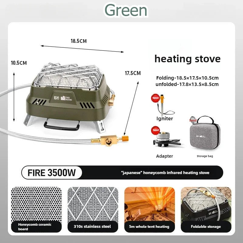 Portable Lightweight Camp Stove Heater