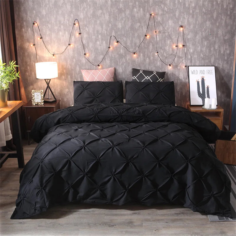 Luxury Ruffled 3 Piece Bedding Set