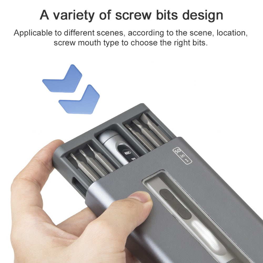 Proven Electric Screwdriver Set with Fast Fixing Tools