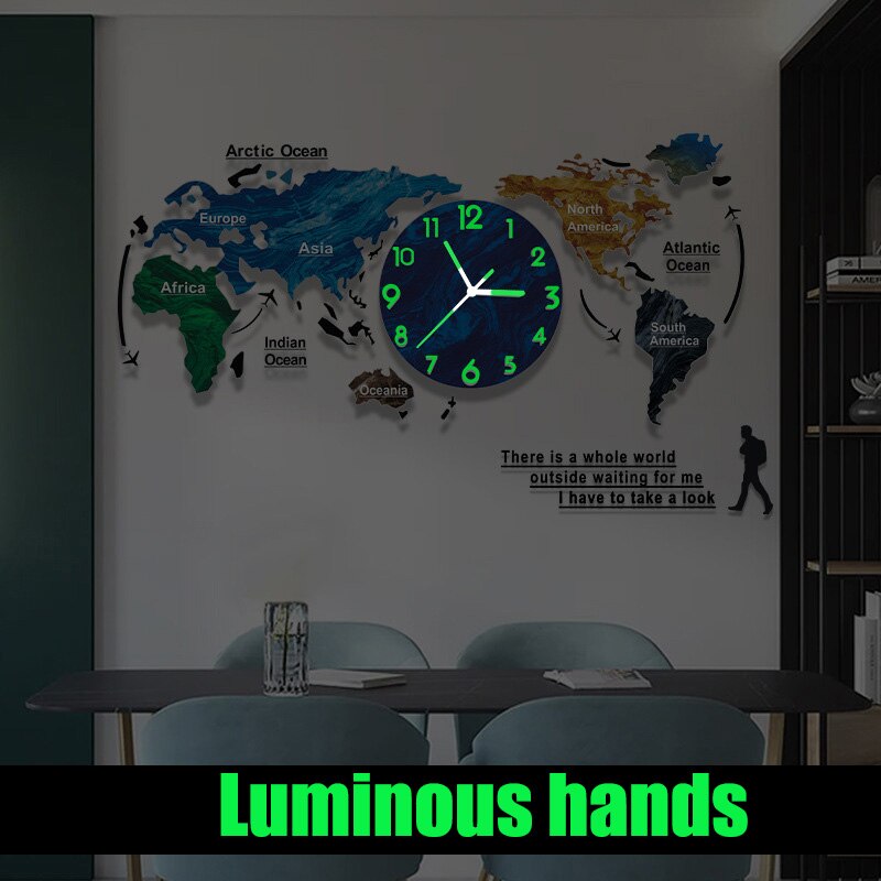 Vibrant Geometric Wall Clock Home Decoration