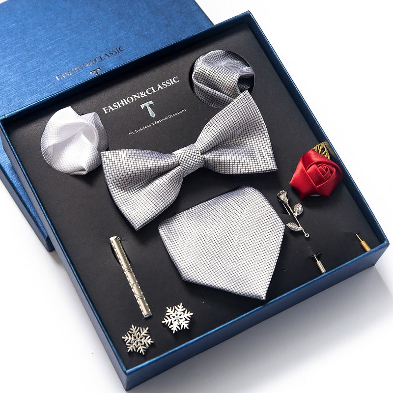Luxury Silk Necktie Gift Box Set