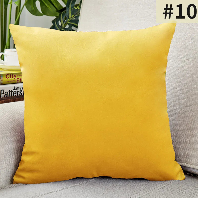 Plush Velvet Pillowcase for Luxury Living Rooms