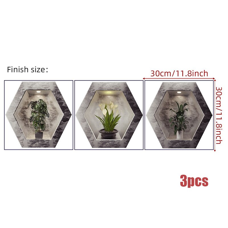 Decorative Indoor Plant Wall Stickers