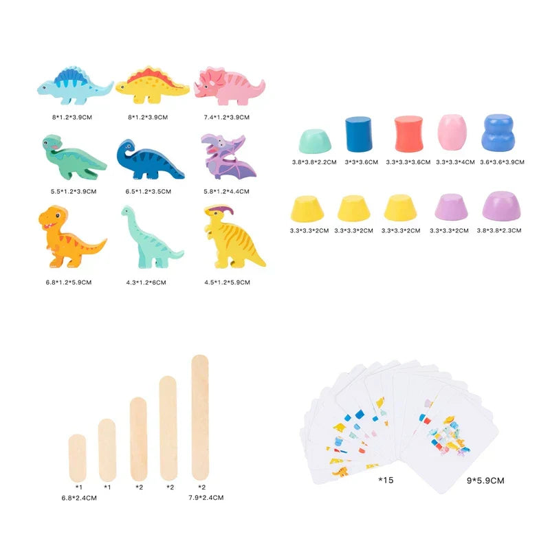 Fun Learning Dinosaur Block Toy