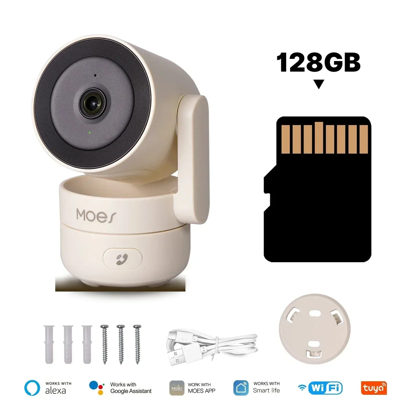 Wireless Smart Home Security Camera 4MP HD WiFi