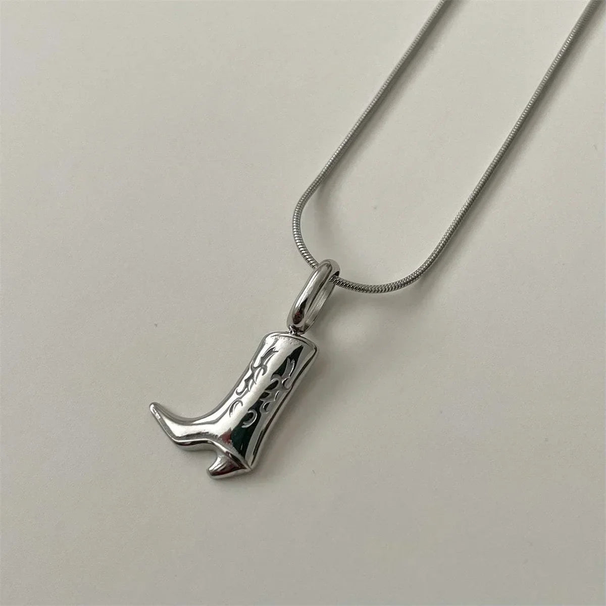 Country Style Boot Chain Necklace
