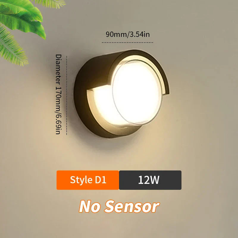 Weatherproof Automatic Security Wall Lamp