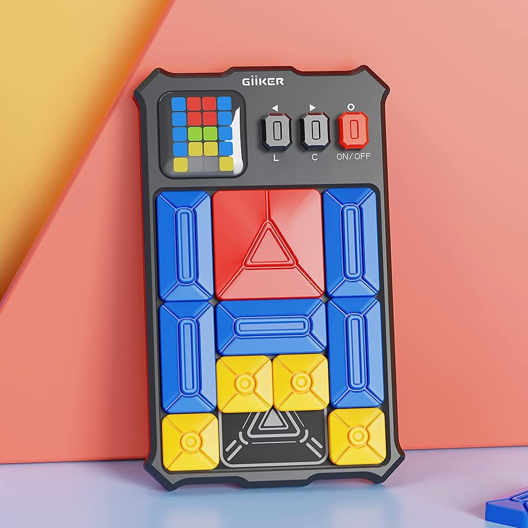 Colorful Educational Kids Play Slide Puzzle Set - Luxicro