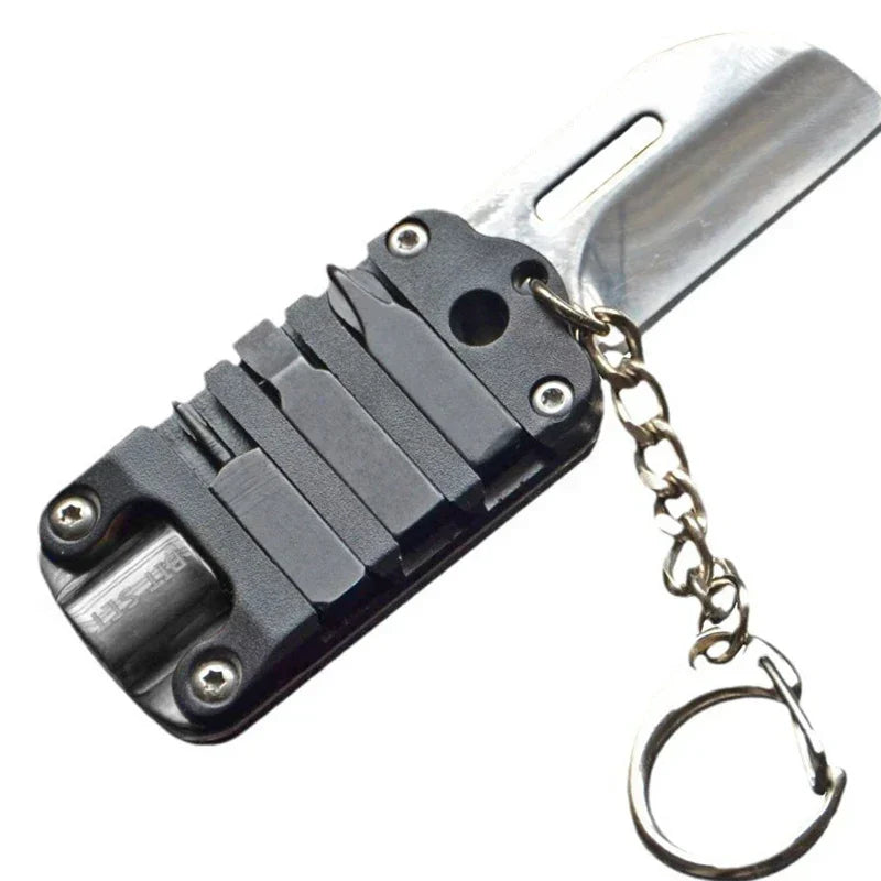 Compact Pocket Folding Knife Keychain Multi Tool
