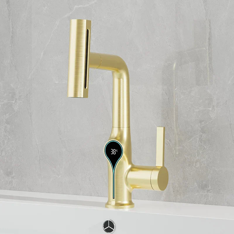 Stylish Faucet with Color LED Temperature Display