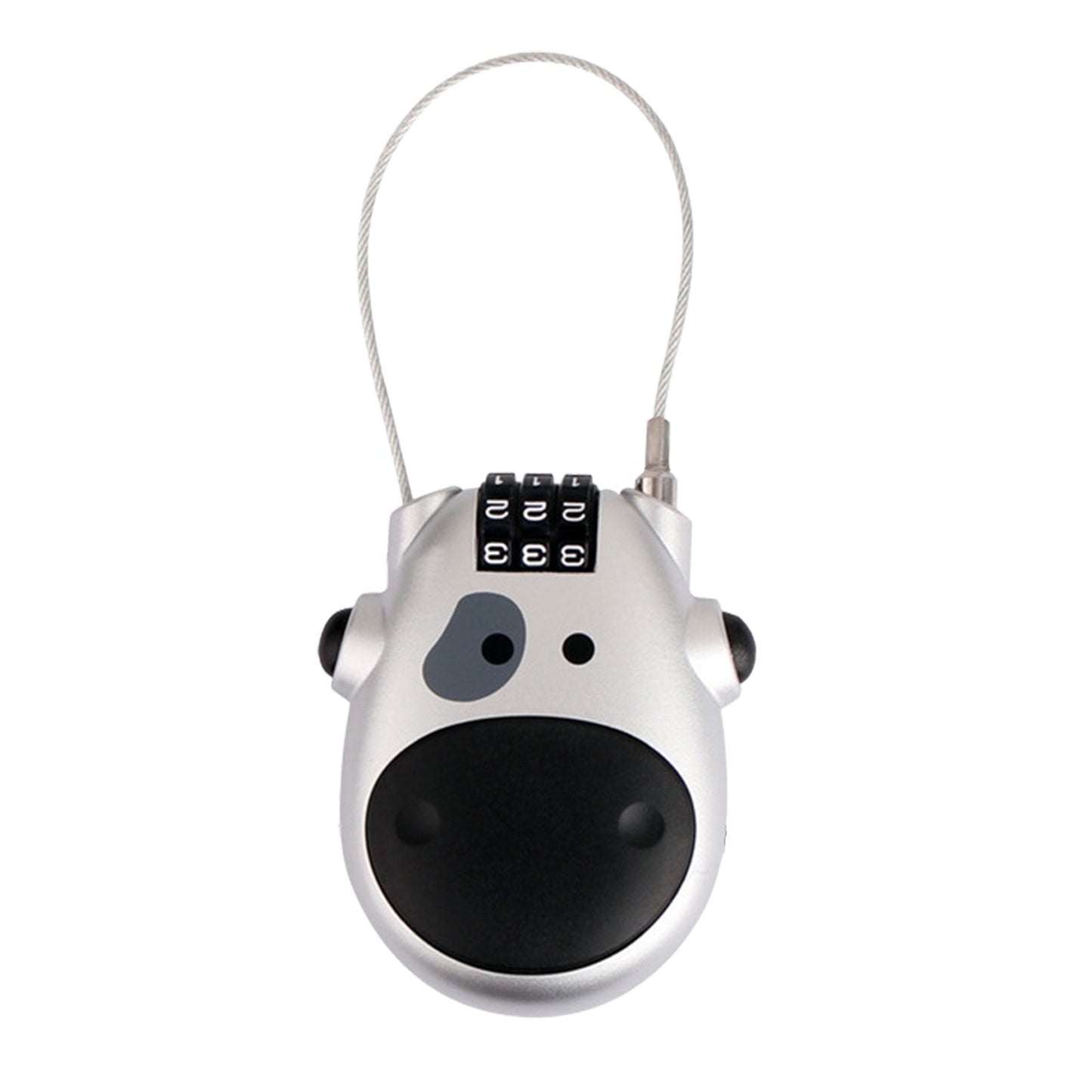 Secure Steel Cable Padlock - Luxicro