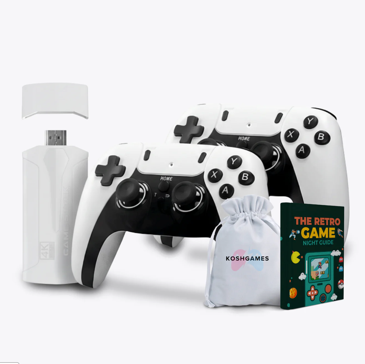 Classic Retro Console with 30,000 Games and Wireless Controllers - Luxicro
