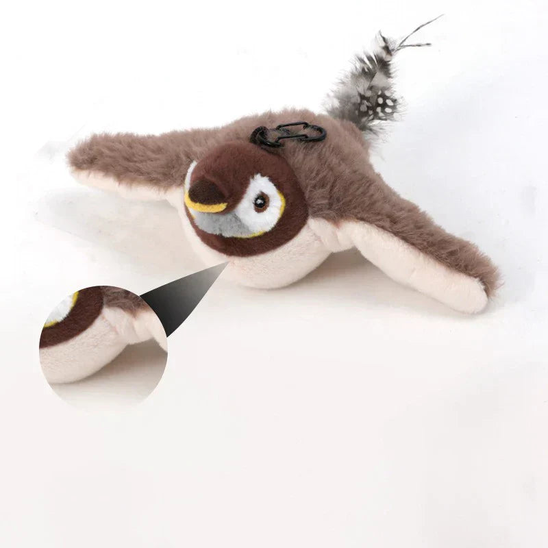 Colorful Plush Interactive Cat Toy