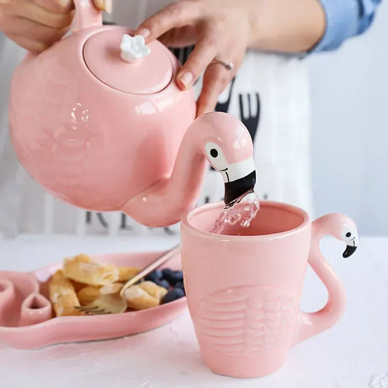 Delicate Rose Color China Tea Set - Luxicro