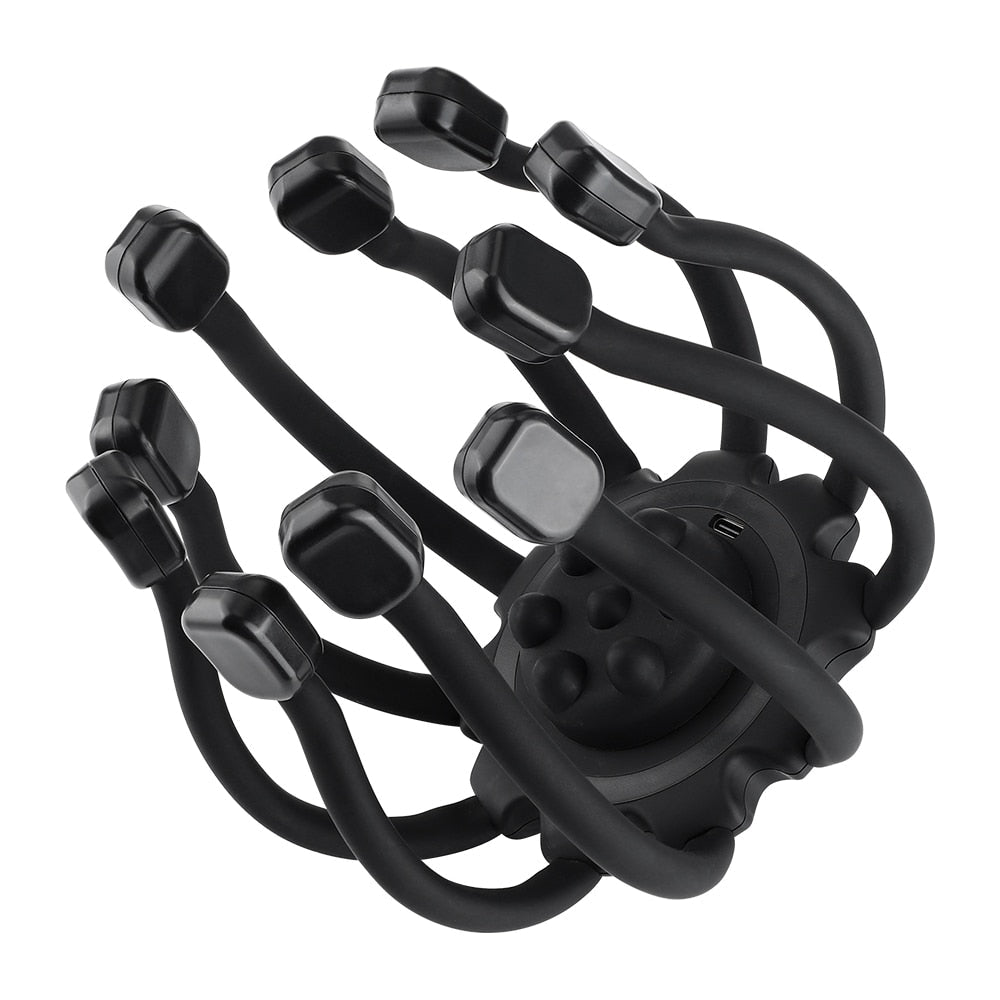Compact Rechargeable Massage Headphones with Comfort Grip