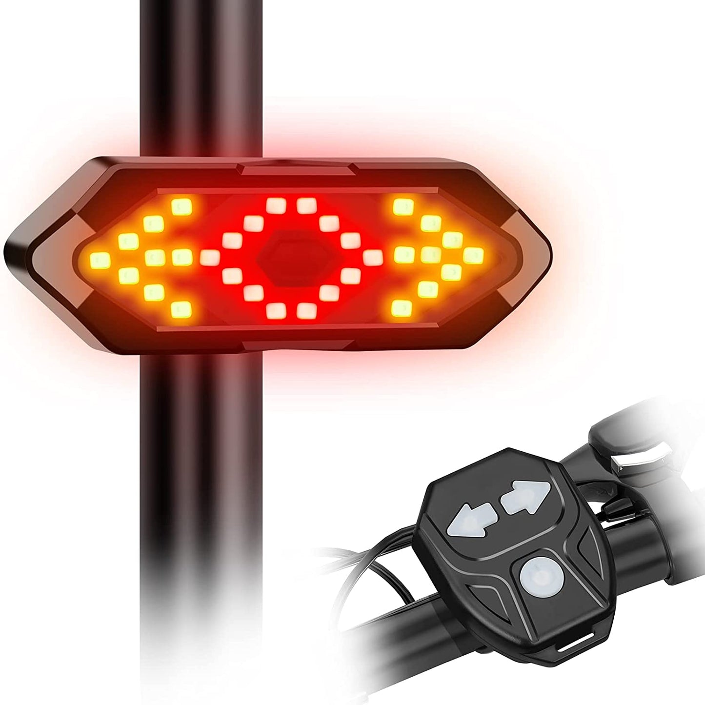 Bright LED Bicycle Turn Signals - Luxicro