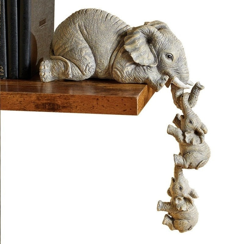 Adorable Elephant Figurine Home Decoration