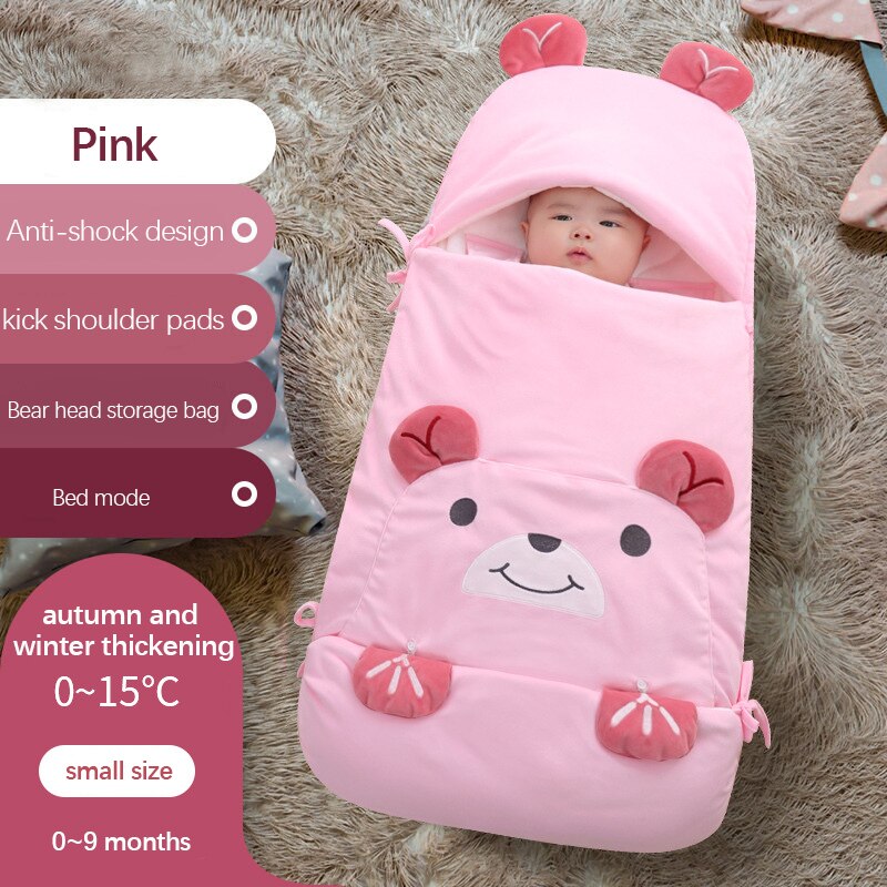 Plush Bear Warm Sleeping Bag