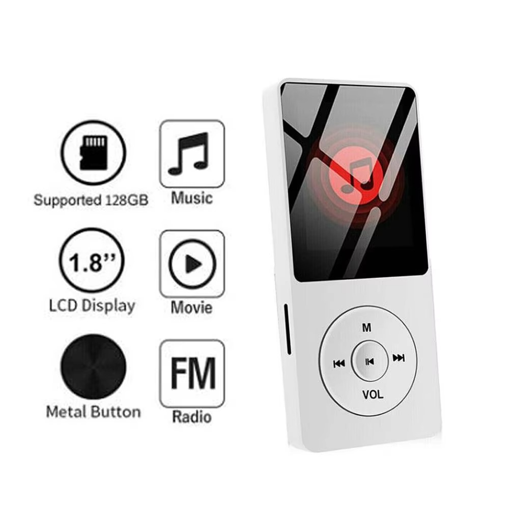 Small Wireless MP3 Player with Bluetooth Touchscreen