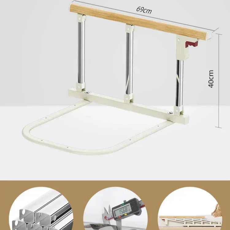 Secure Bedside Rail Protector for Adults Fall Safety