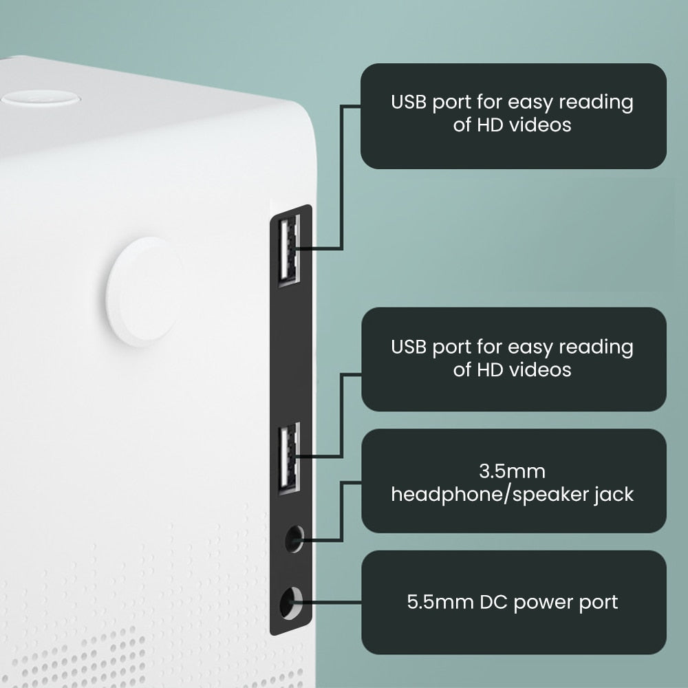 Compact HD Home Theater Mini Projector