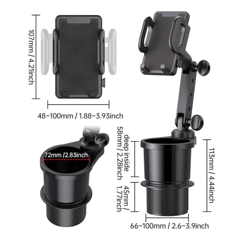 Universal Car Phone Holder Mount Cradle Stand