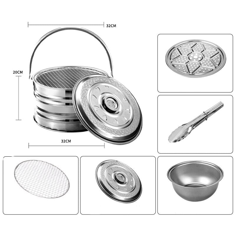 Compact Lightweight Camping Cooking Pot
