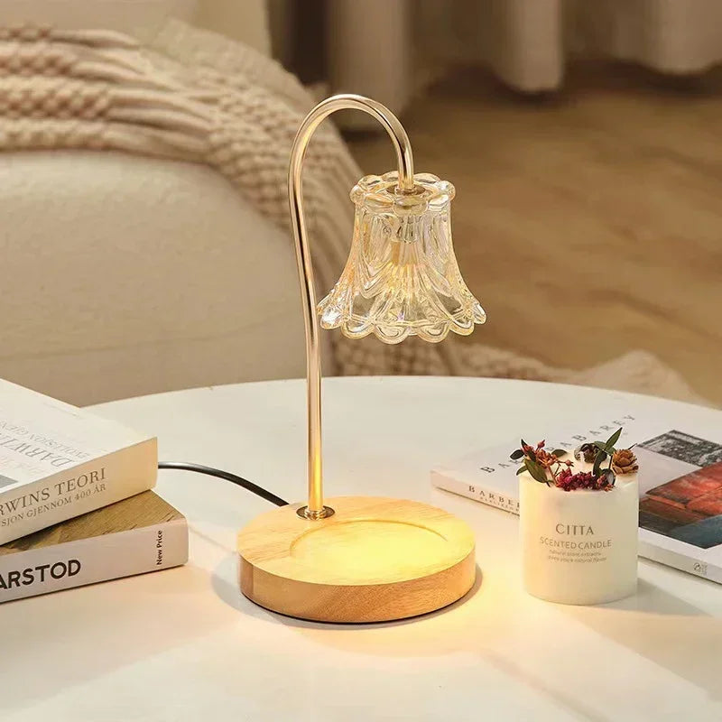 Petal Shaped Soft Glow Candle Lamp