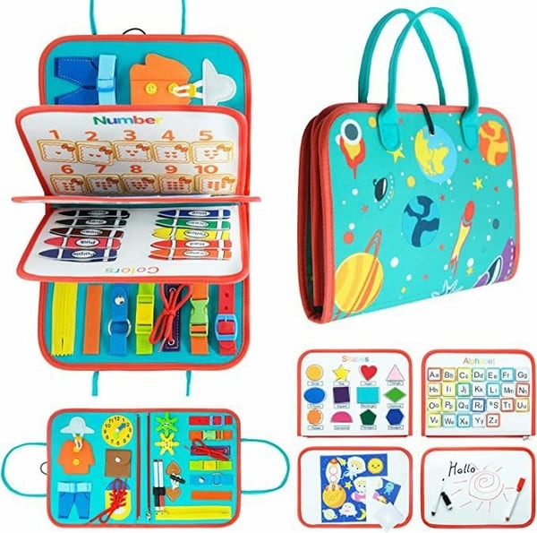 Colorful Educational Workbook for Toddlers