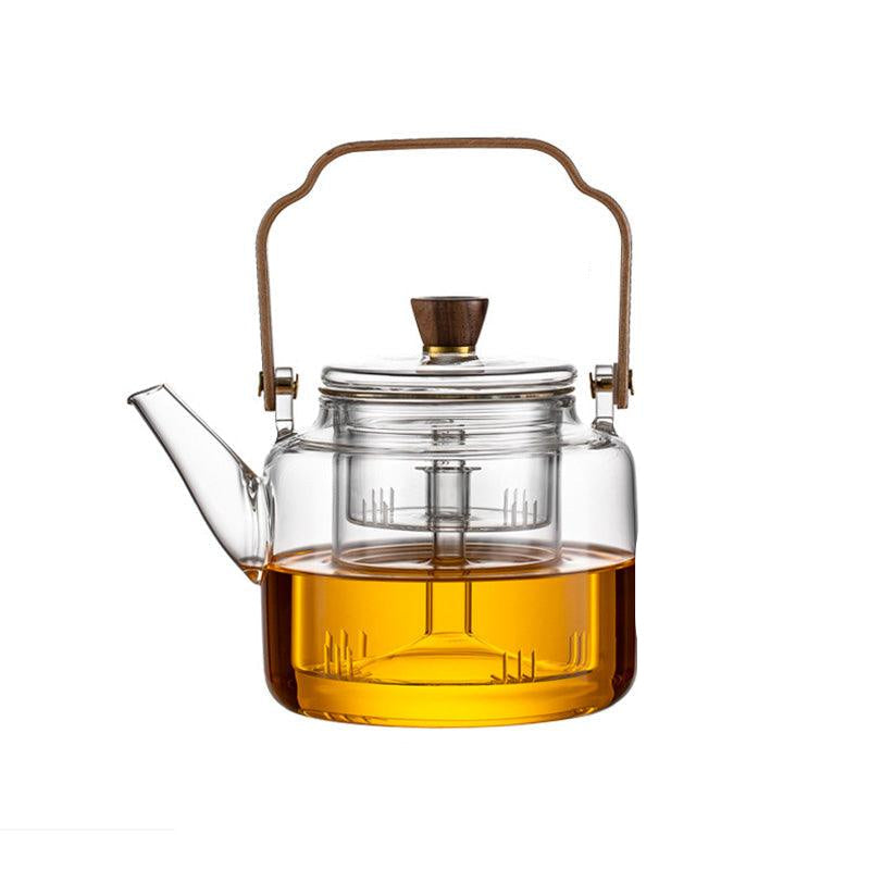 Luxury Wood Teapot for Loose Leaf Tea Brewing