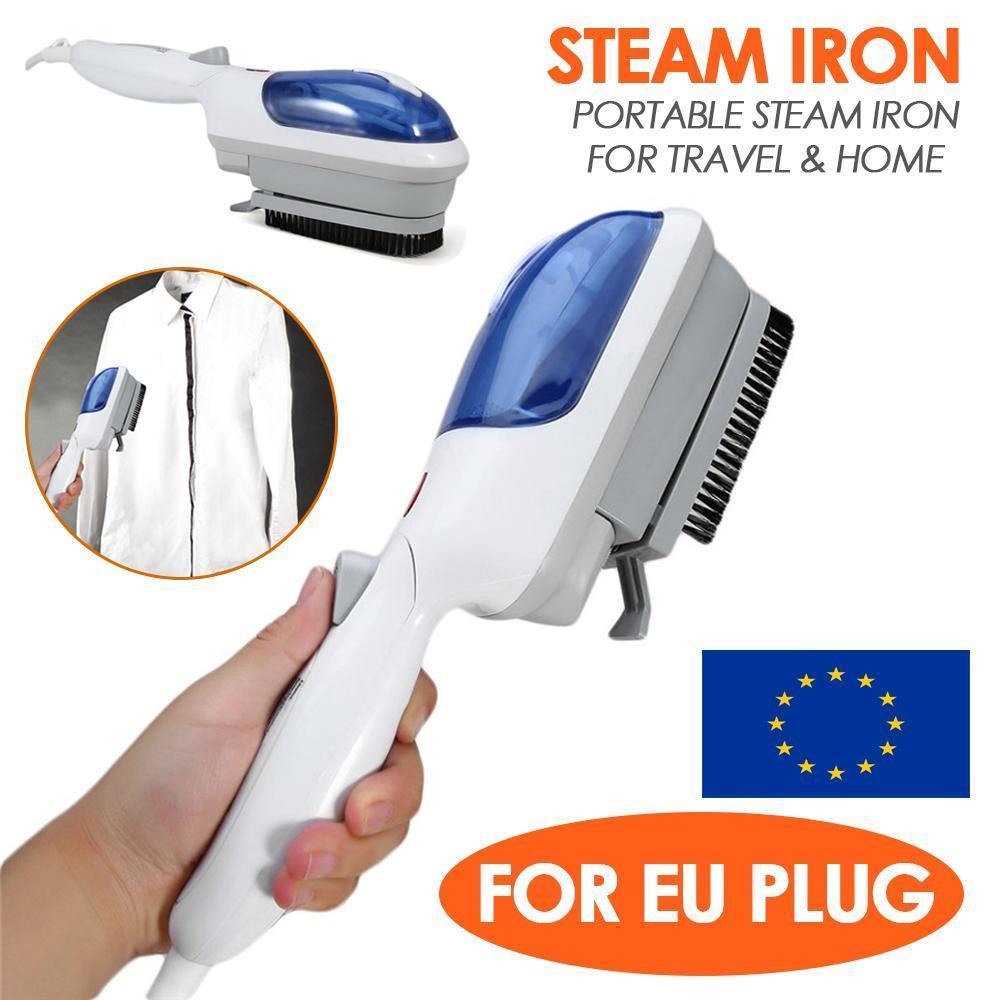 Portable Mini Steam Iron with Cleaning Brush