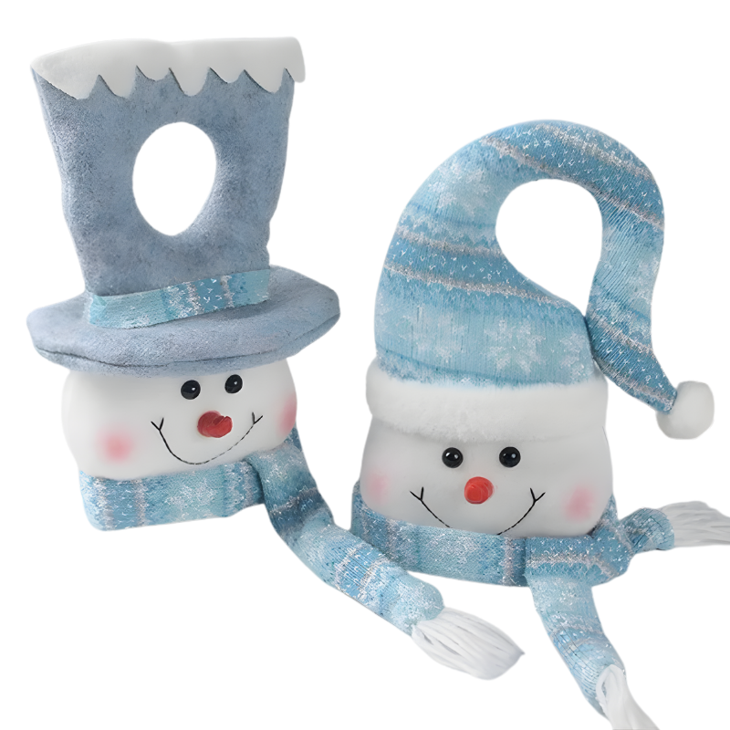 Warm Glow Christmas Snowman Decorative Figures