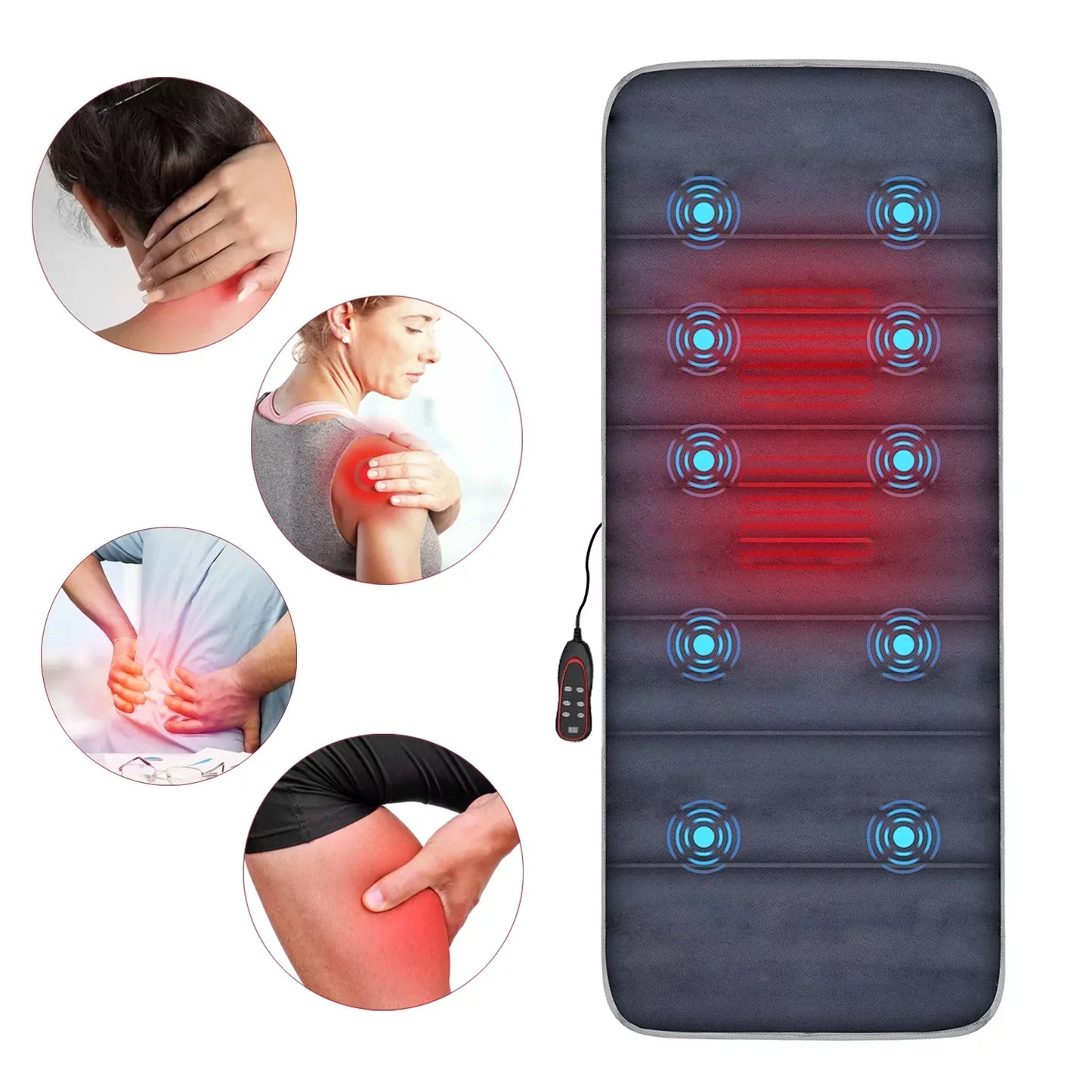 Relaxing Heated Massage Therapy Mat - Luxicro