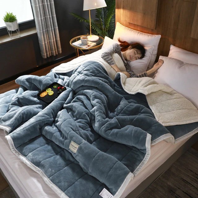Cozy Plush Throw Blanket Wrap