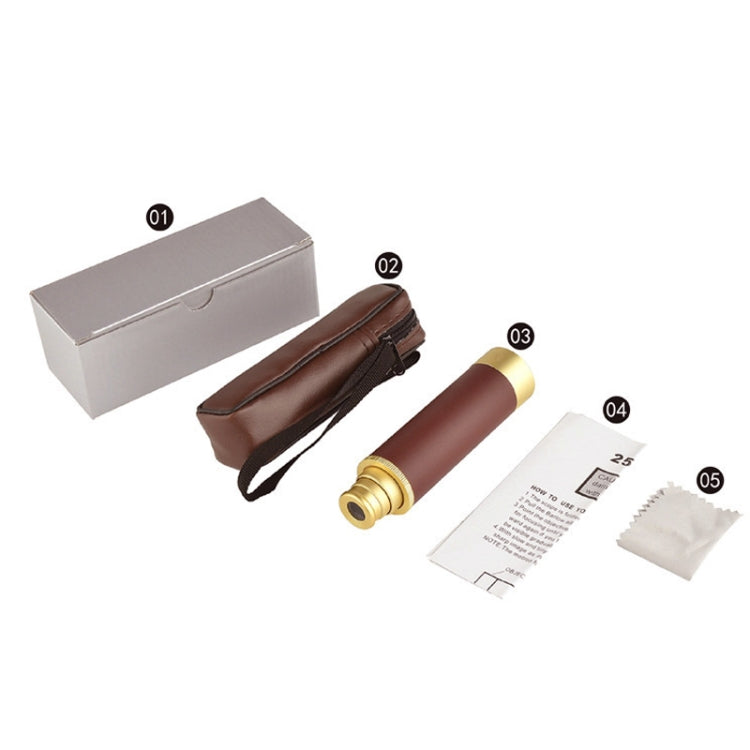 Compact 25x32 Portable Pirate Spy Telescope