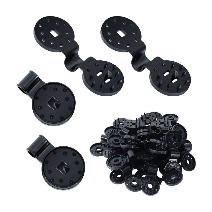 Strong Clip On Cloth Pins - 50 Pack