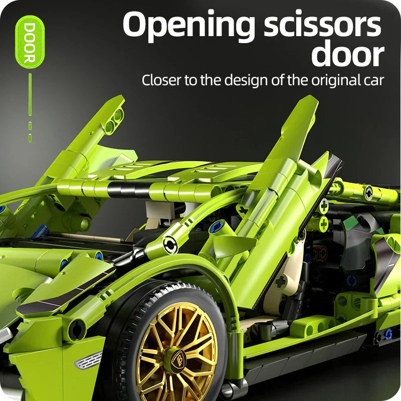 Fast Car Construction Toy Set